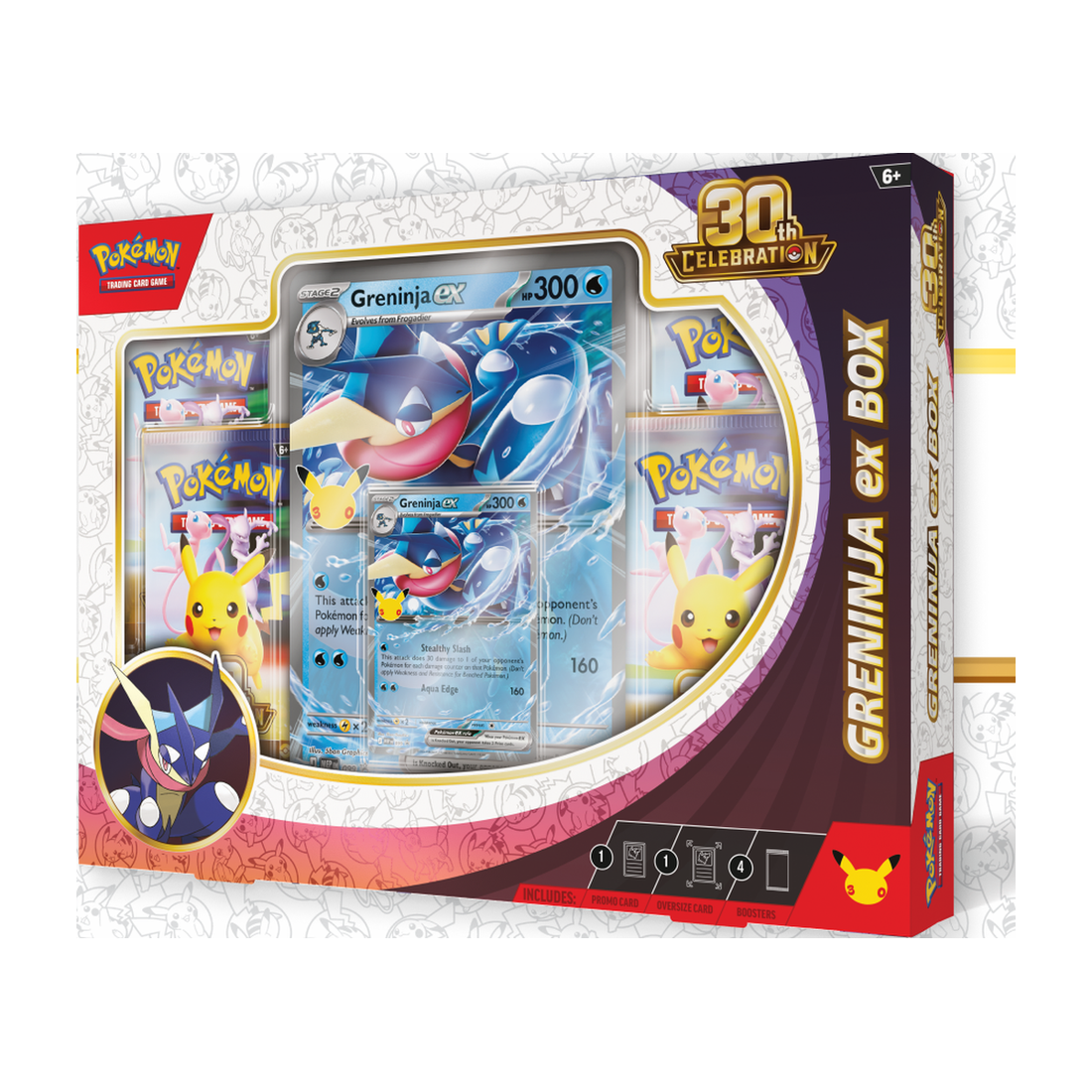 Pokémon TCG: 30th Celebration Pokémon ex Box — Greninja ex (Engelstalig)