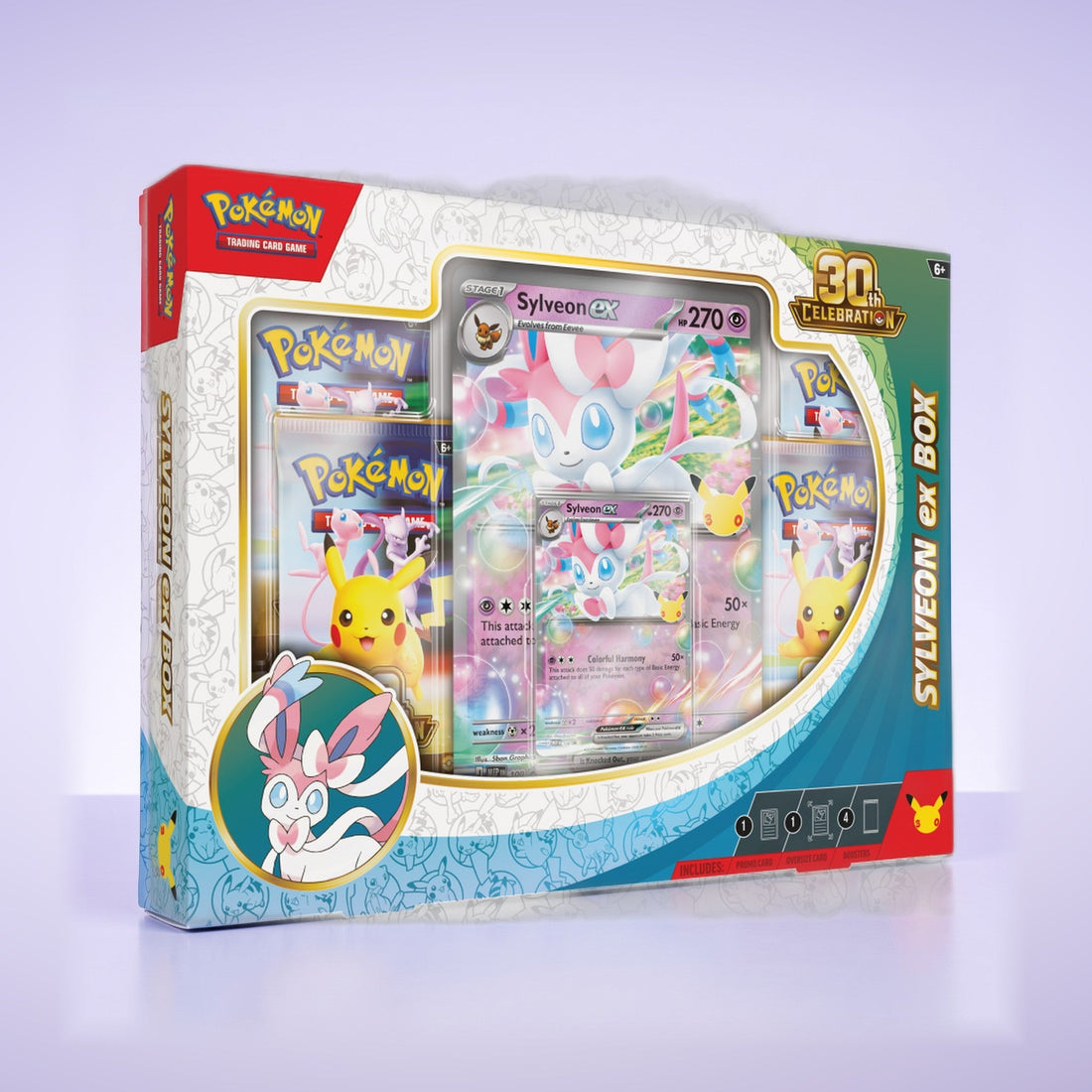 Pokémon TCG: 30th Celebration Pokémon ex Box — Sylveon ex (Engelstalig)